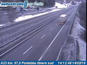 Imagen de vista previa de la cámara web Malborghetto Valbruna - A23 - KM 97,0